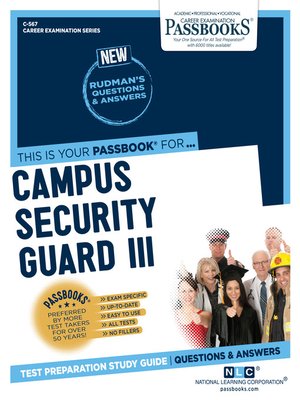 cover image of Campus Security Guard III